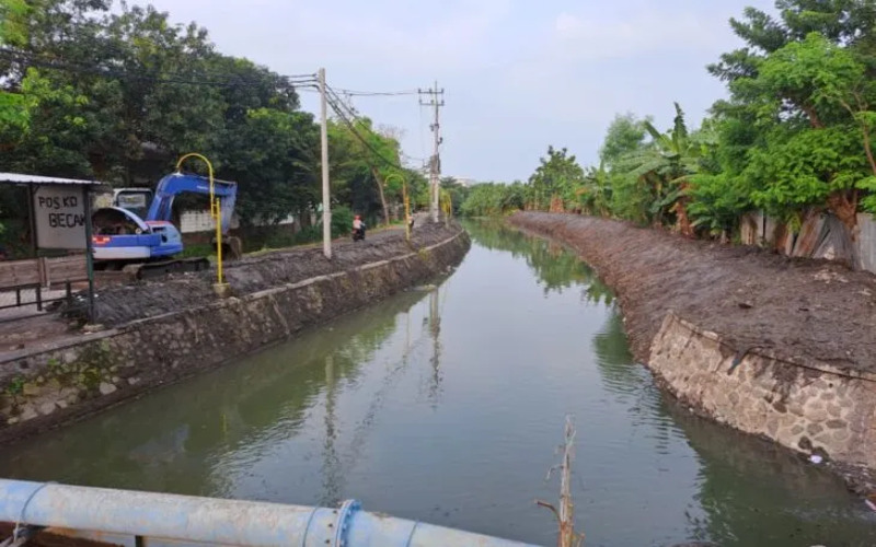  Sidoarjo Antisipasi Banjir, 58 Titik Sungai Dinormalisasi 