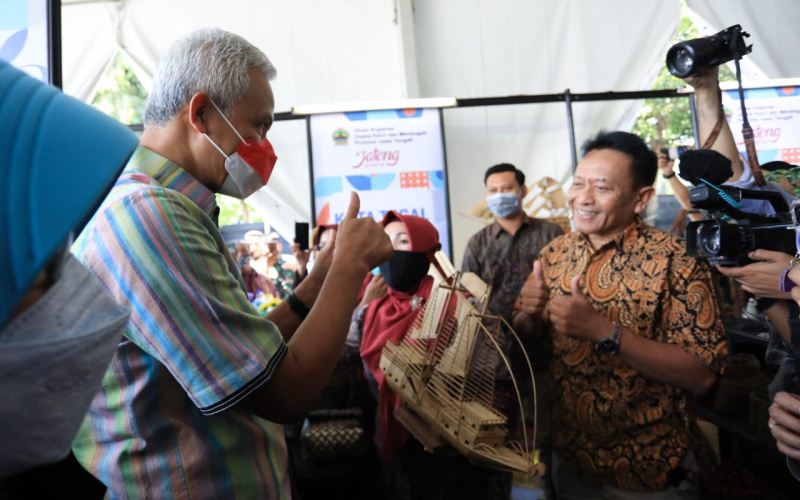  Buka Harkop Hybrid Expo 2022, Ganjar: Jangan Lihat Jeleknya Saja