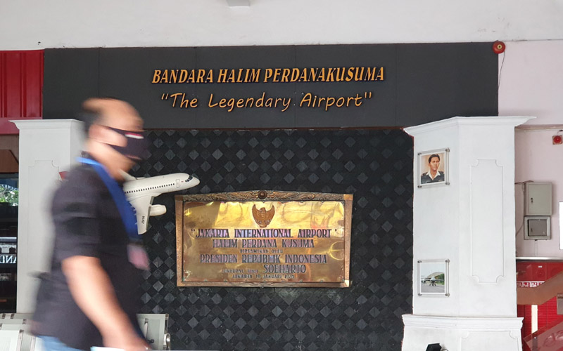 Ilustrasi Bandara Halim Perdanakusuma./ Bisnis.com - Rio Sandy P.