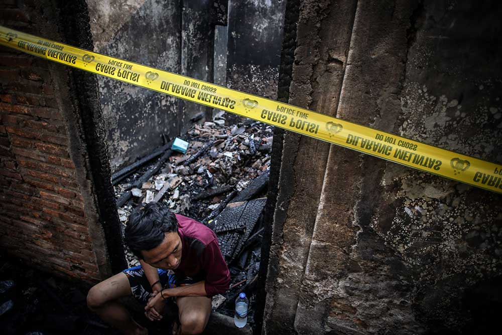  Kebakaran di Tambora Jakarta Hanguskan 35 Rumah Warga