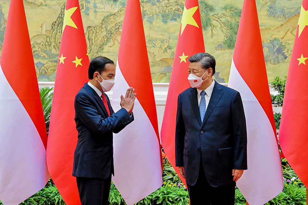  Presiden Jokowi Bertemu Presiden China Xi Jinping Bahas Penguatan Kerja Sama Ekonomi