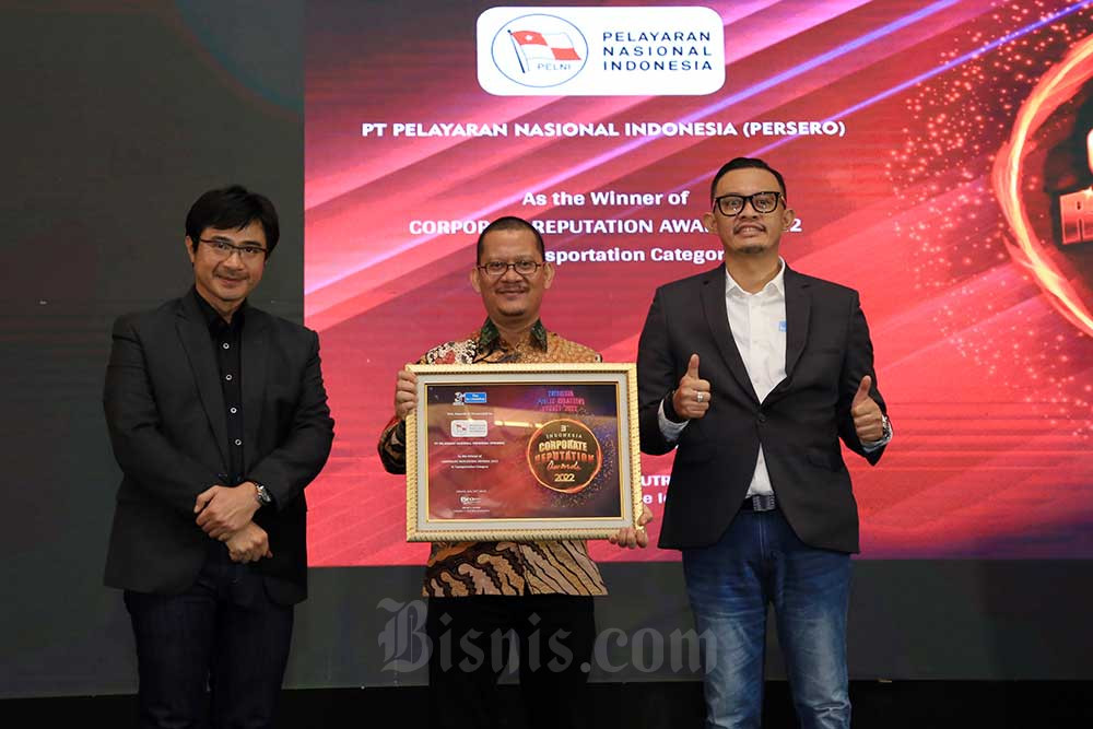  PT PELNI (Persero) Raih Penghargaan Corporate Reputation Awards 2022 Untuk Kategori Transportasi