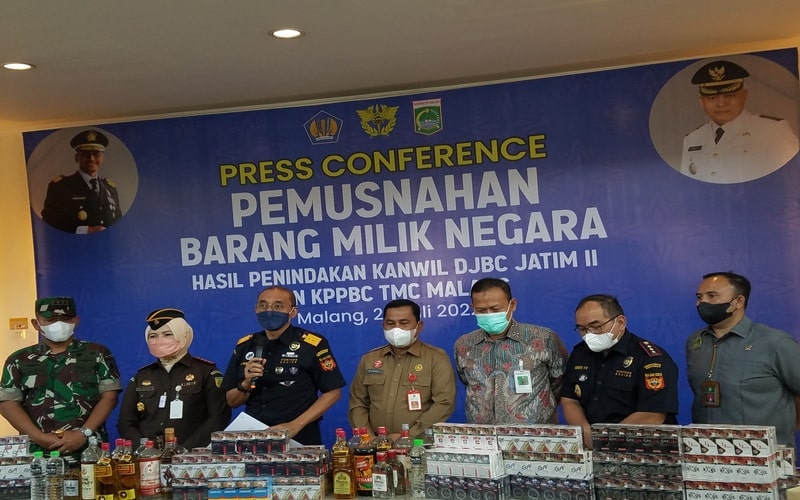  Kanwil DJBC Jatim II Berhasil Menghimpun Cukai Rp33,27 Triliun