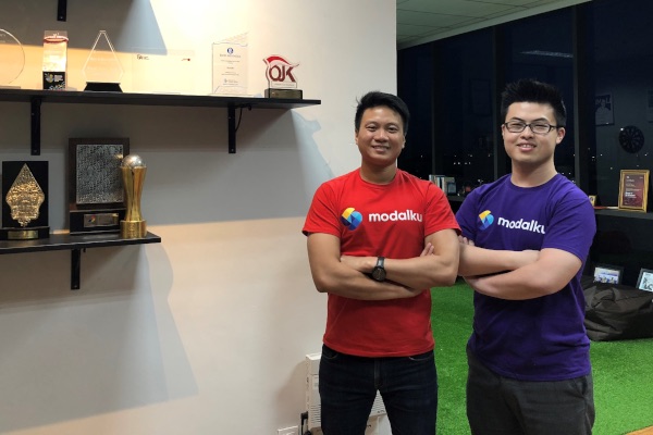 Reynold Wijaya (CEO  Co-Founder Modalku) dan Iwan Kurniawan (COO  Co-Founder Modalku)./Istimewa