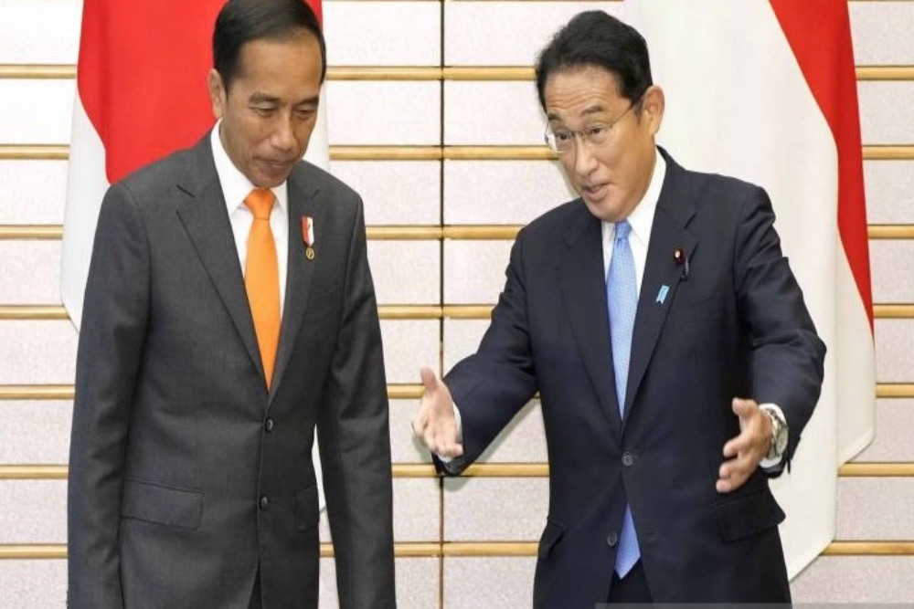  Jokowi Minta Jepang Bebaskan Tarif Bea Masuk Tuna Kaleng hingga Pisang