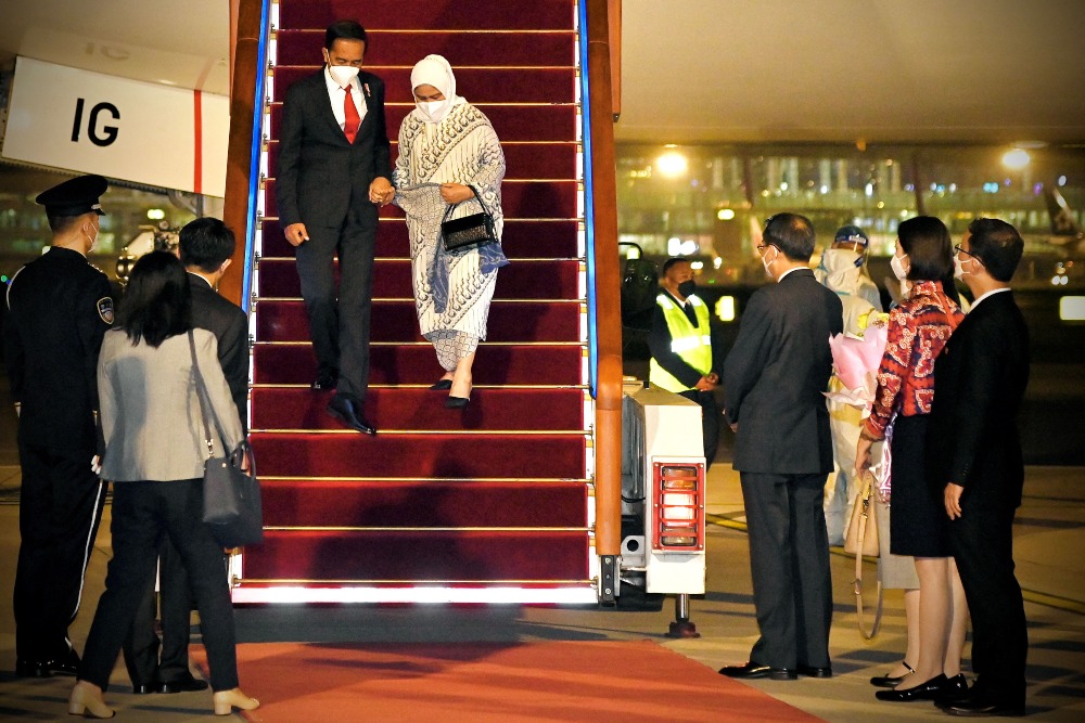 Dari Tokyo, Presiden Jokowi dan Iriana Bertolak ke Seoul
