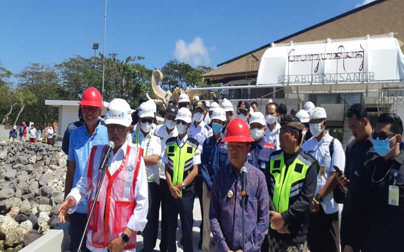  Pelabuhan Sanur Ditargetkan Rampung September 2022