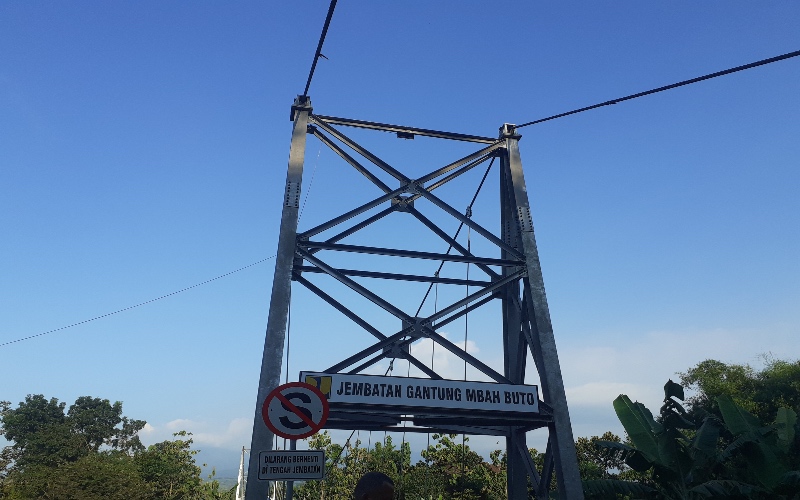  Jembatan Gantung Mbah Buto Buka Akses Desa Terisolasi di Jombang
