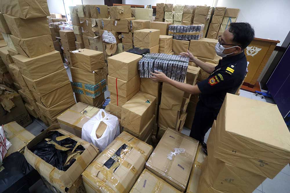  Bea Cukai Kediri Berhasil Amankan Rokok Ilegal Senilai Rp12 Miliar