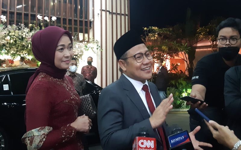  Hadir di Resepsi, Cak Imin: Pak Anies Sukses Mantu, Semua Pimpinan Ngumpul