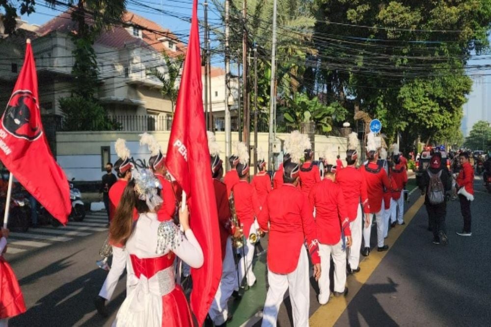  Daftar Peserta Pemilu 2024, PDIP Long March Pawai Kebudayaan ke Kantor KPU