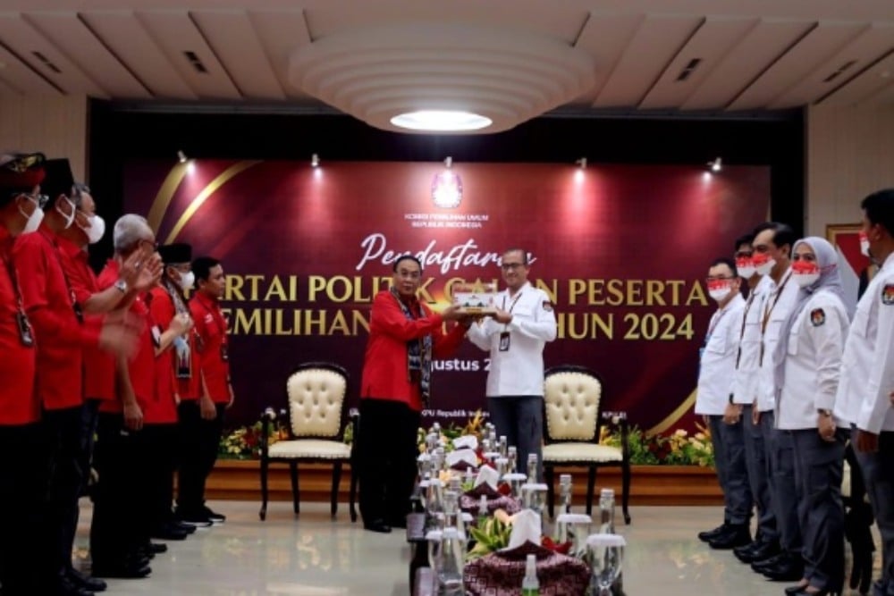  PDIP Resmi Daftar Peserta Pemilu 2024 ke KPU