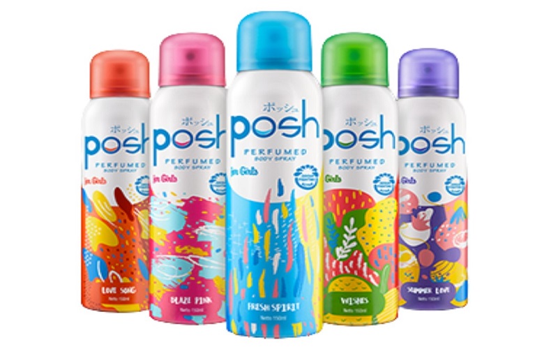 POSH, salah satu produk parfum semprot PT Estee Gold Feet Tbk. (EURO)/Dok.Perusahaan. 