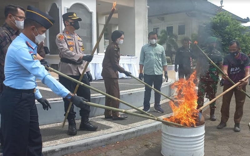  Musnahkan Barang Haram Tindak Pidana, Dony: Kebijakan Pemda Bakal Berorientasi Data