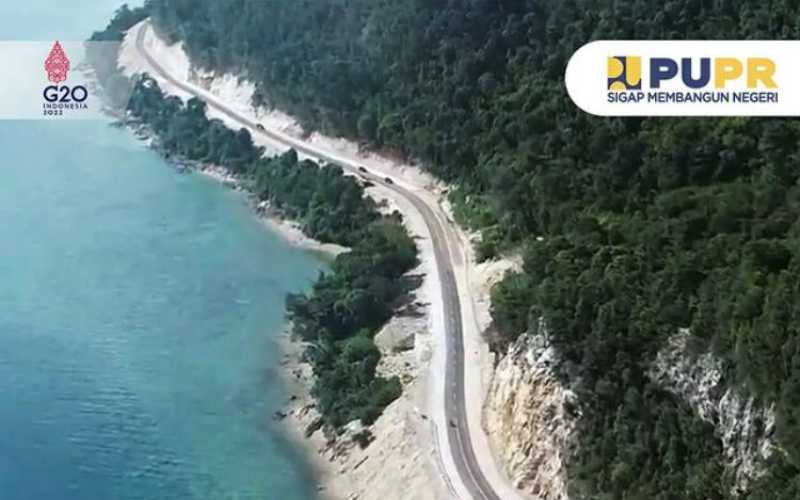 Keren! Jalan Baru di Pulau Natuna Suguhkan Pemandangan Indah