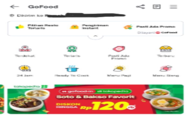 Sinergi GoTo, Kini Bisa Pesan GoFood Lewat Tokopedia
