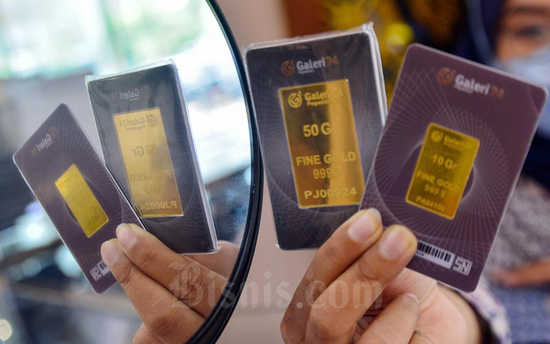  Harga Emas Antam Senin 8 Agustus 2022 Turun Rp2.000 per Gram