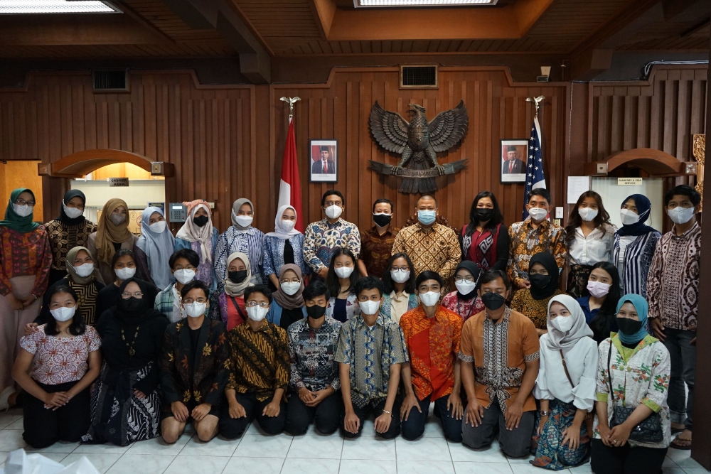 Tim Muhibah Angklung Indonesia mendapat sambutan dari Konsulat Jenderal RI San Francisco, California./kemlu.go.id