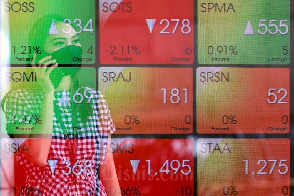  IHSG Terkoreksi Pada Sesi I, Saham Grup Bakrie BUMI dan DEWA Tumbang