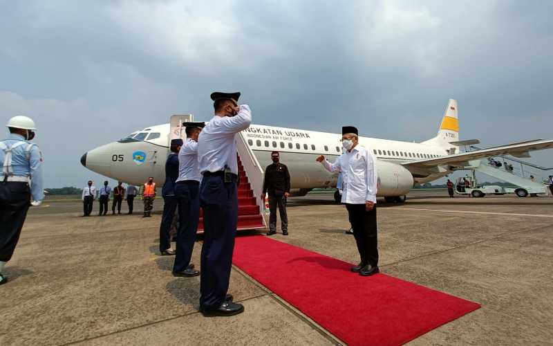  Bertolak Ke Banjarmasin, Wapres akan Resmikan OPOP Kalimantan Selatan Expo 2022