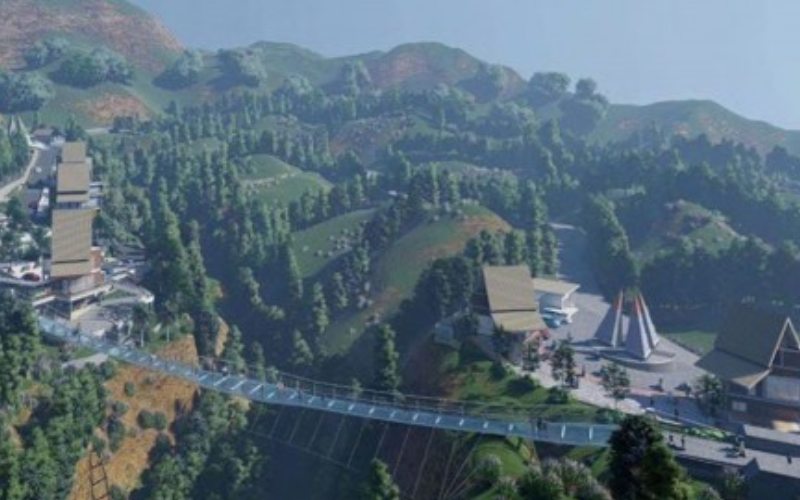 Proyek Jembatan Kaca Pertama di Indonesia Rampung Akhir 2022