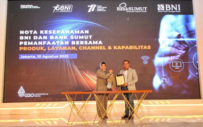  Kolaborasi dengan Bank Sumut, BNI Usung Orange Synergy