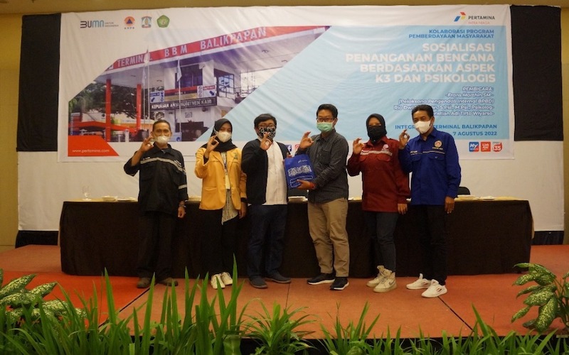  Pertamina Berkolaborasi dengan Universitas Mulawarman Gelar Pelatihan Penanganan Bencana