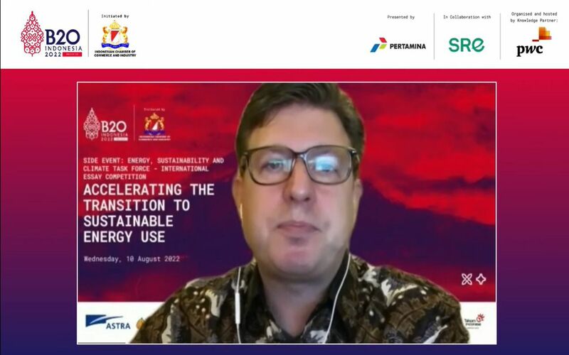  B20 Energy, Sustainability, & Climate Task Force sebagai Penggerak Sistem Energi Masa Depan