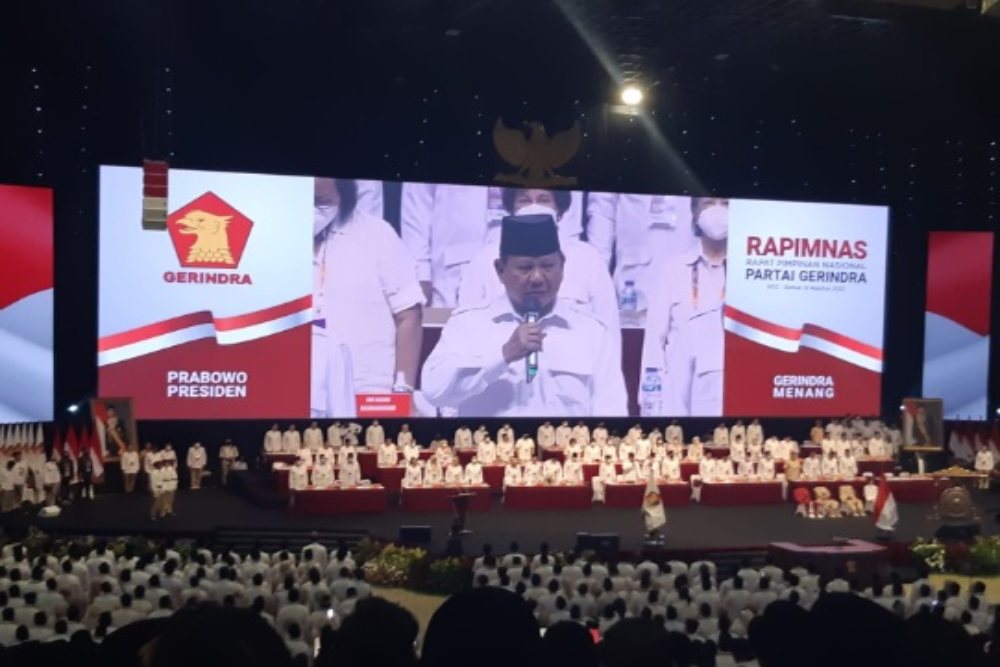  Tak Percaya Rumor, Prabowo Ingin Dengar Dukungan Semua Kader Gerindra