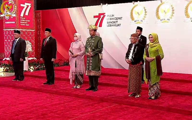  Sidang Tahunan MPR dan DPR RI, Presiden Jokowi Kenakan Baju Adat Ini