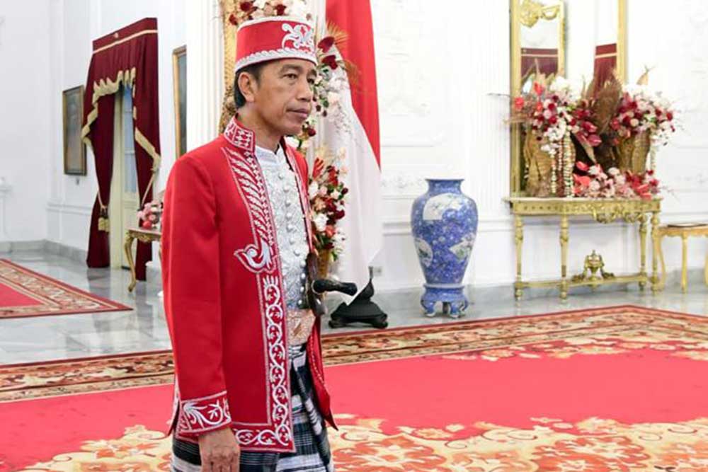  Presiden Jokowi Kenakan Baju Adat Buton Pada HUT ke-77 Kemerdekaan RI