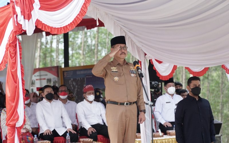  Kepala Otorita Gelar Upacara HUT ke-77 RI di IKN Nusantara