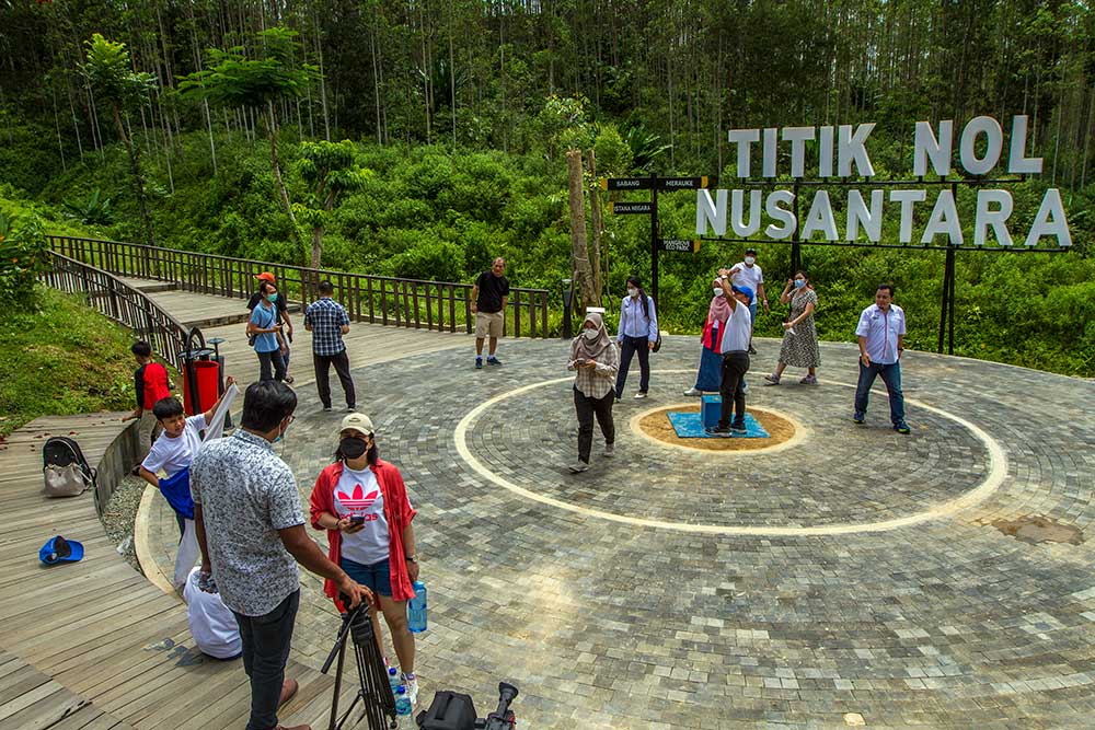  Titik Nol Ibu Kota Negara (IKN) Nusantara Mulai Ramai Dikunjungi Warga