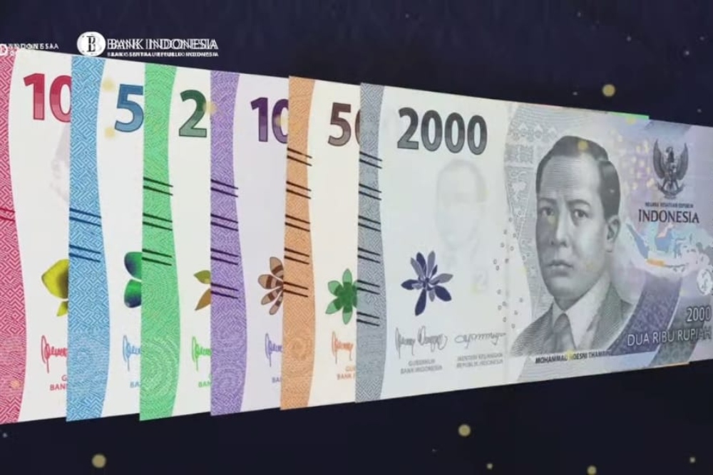 Pecahan uang kertas baru Tahun Emisi 2022/Bank Indonesia