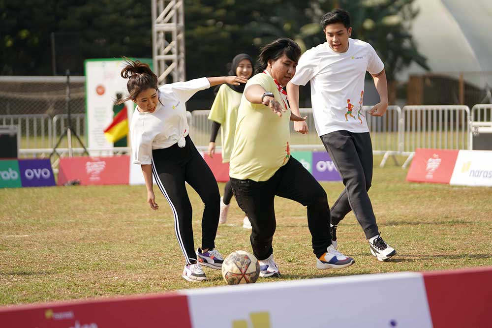  Pedagang Sayur dan Driver Ojol Ini Kalahkan Pejabat Negara dan Selebriti di Lomba 17-an Merayakan Indonesia Percaya