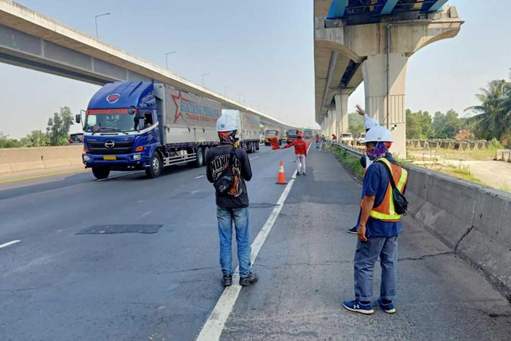  Ada Perbaikan di Tol Jakarta-Cikampek, Jasa Marga: Tak Ada Penutupan Jalan