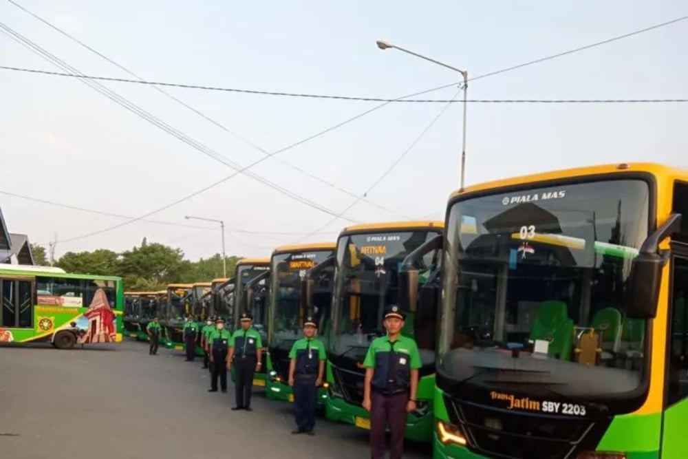  Bus Damri Rute Sidoarjo Surabaya Gresik Resmi Beroperasi