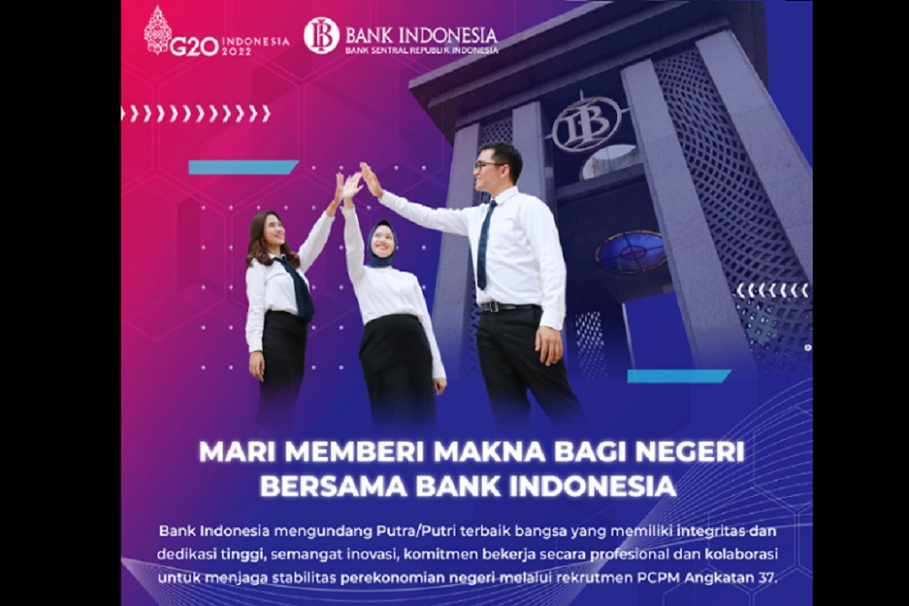 Rekrutmen Karyawan Bank Indonesia (BI) Sudah Dibuka, Cek Link Ini!