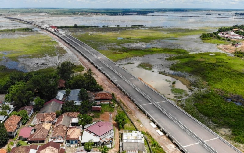 Hutama Karya Kebut Pengerjaan Jalan Tol Trans Sumatra di Aceh dan Sumut