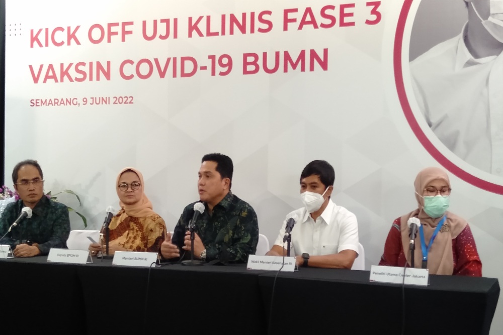  Jokowi Beri Nama Indovac, Vaksin Covid-19 Produksi BUMN