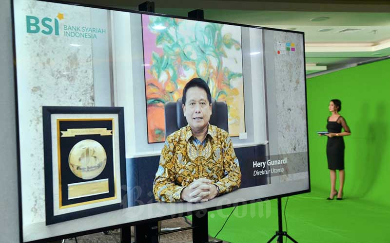 Direktur Utama Bank Syariah Indonesia Hery Gunardi mengatakan perseroan meraup laba bersih senilai Rp2,13 triliun sepanjang semester I/2022 atau tumbuh 41,31 persen year-on-year (yoy)./Bisnis/Fanny Kusumawardani