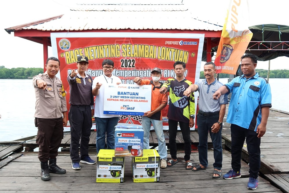  Dorong Potensi Wisata Selambai, Pupuk Kaltim Dukung Race Ketinting IPSB