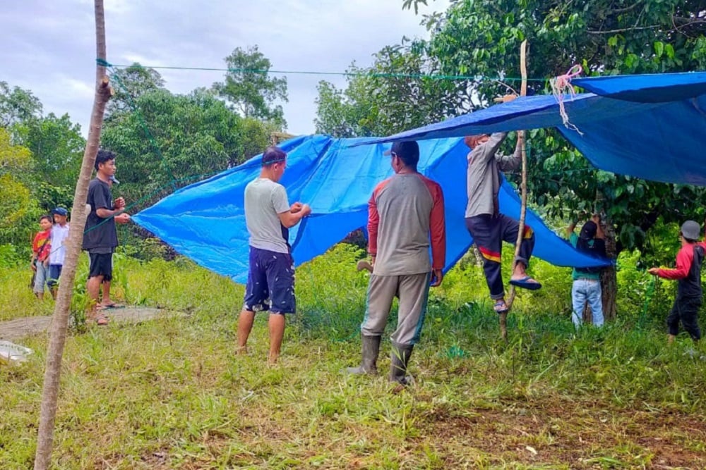  Pengungsi di Desa Simalegi Mentawai Dilanda Hujan, Gempa Susulan Masih Terasa