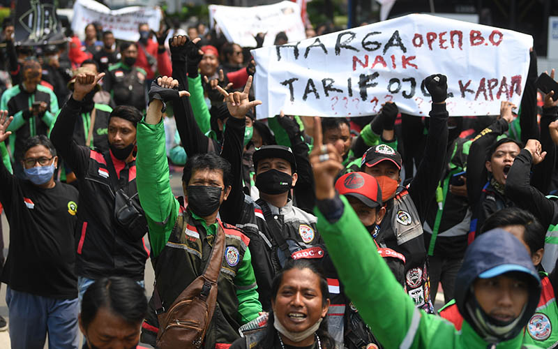  Jelang Harga BBM Naik, Driver Ojol Tunggu Subsidi dari Jokowi
