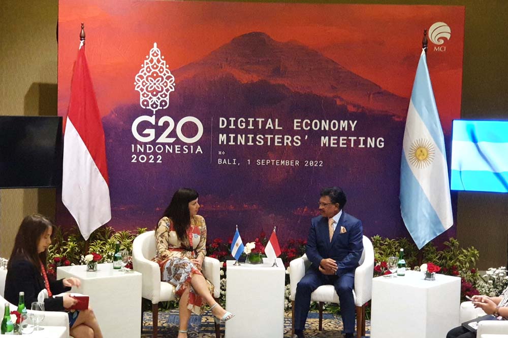  DEWG 2022: Menkominfo Temui 12 Negara Anggota G20, Ini yang Dibahas