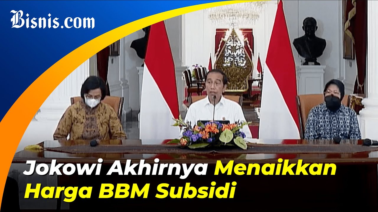  Sabtu Pahing, Jokowi Umumkan Kenaikan Harga Pertalite dan Solar Subsidi