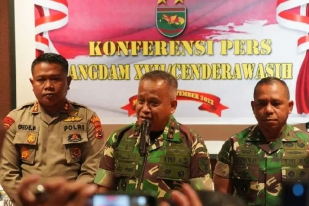  Pangdam Cenderawasih Memastikan Pelaku Mutilasi Dihukum Setimpal