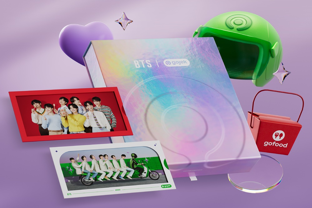 merchandise gojek x BTS