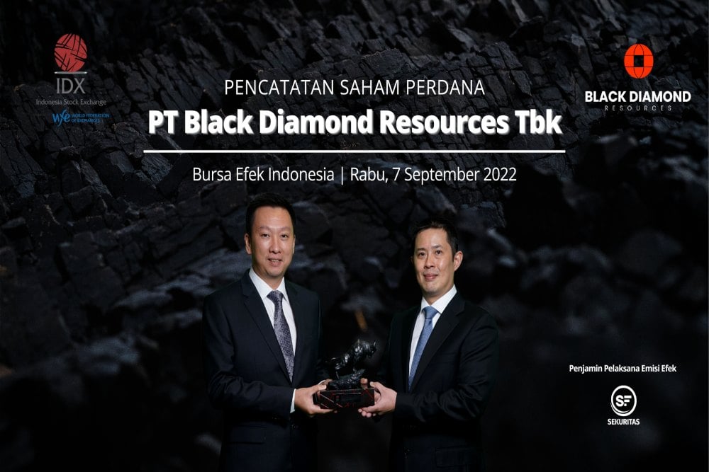  Saham Black Diamond (COAL) Melonjak 35 Persen, Mentok ARA