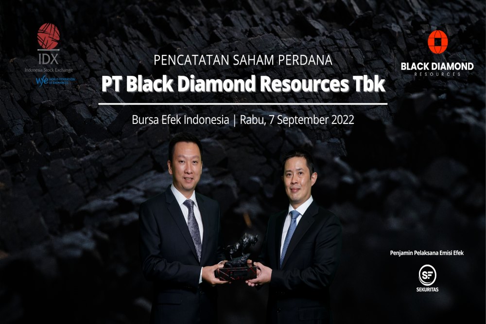  Saham Black Diamond (COAL) Mentok ARA, Oversubscribed 23,5 Kali saat IPO